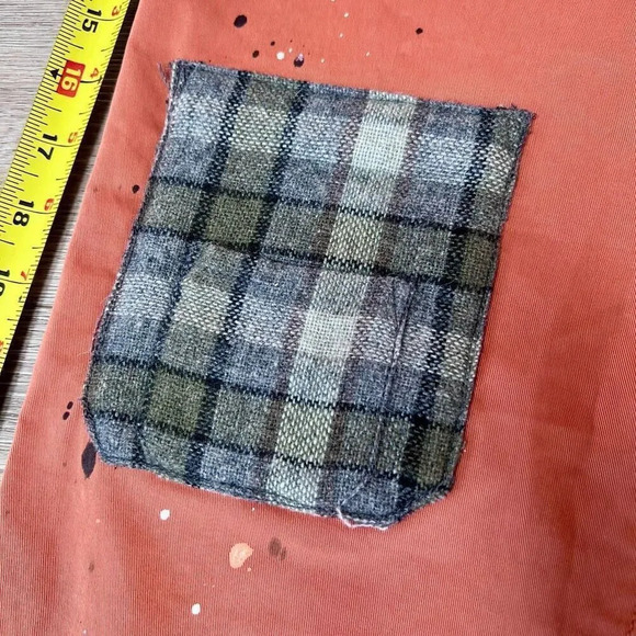 TVI Handmade In Los Angeles Women's Pink‎ Pocket Detail  Patched Pants - Picture 6 of 8